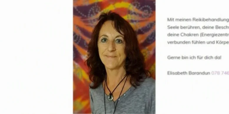 Elisabeth Barandun, Gründerin von Lotus-Sonne in Filisur — Reiki, Massagen und Lebensberatung in den Bündner Bergen