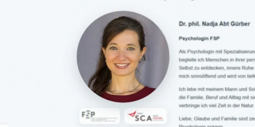 Dr. Nadja Abt Gürber, Psychologin FSP und Coach im Thurgau